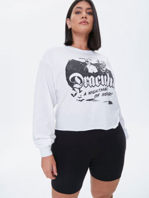 Plus Size Dracula Graphic Tee