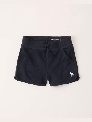 Mid Rise Fleece Icon Shorts