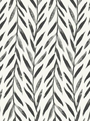 Willow Peel & Stick Wallpaper In Black By Joanna Gaines For York Wallcoverings