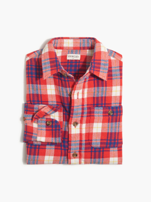 Boys' Plaid Flannel Shirt