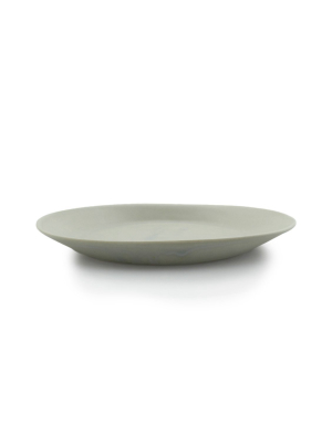 Porcelain Catchall Plate - Smoke Gray