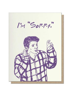 Sorry Quotes Card - Gp3