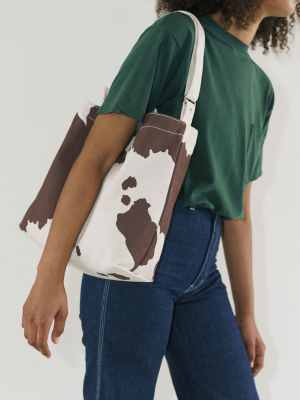 Horizontal Duck Bag: Brown Cow