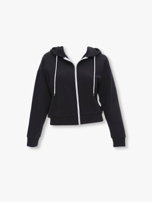 Plus Size Zip-up Hoodie