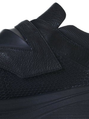 Structured Velcro Sneakers (kk16fwrsk1-200 Black)