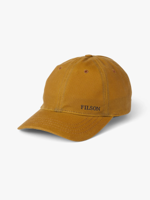 Filson Oil Tin Low Profile Cap, Tan