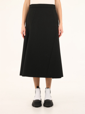 Jil Sander High Rise A-line Skirt