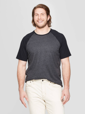 Men's Big & Tall Novelty Crew Neck Short Sleeve T-shirt - Goodfellow & Co™