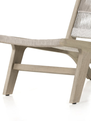 Julian Outdoor Chair In Weathered Grey