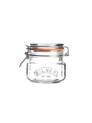 Kilner 17oz Clip Top Square Jar