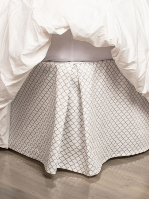 Grey Cloud Bed Skirt