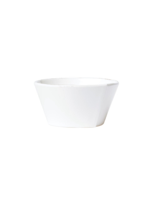 Vietri Melamine Lastra White Stacking Cereal Bowl