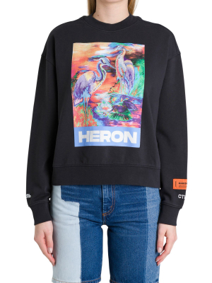 Heron Preston Graphic Print Sweatshirt