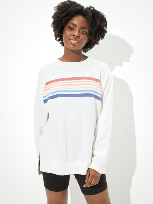 Ae Forever Oversized Crew Neck Sweatshirt