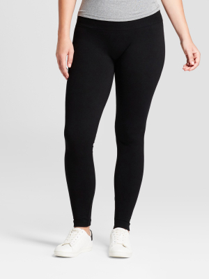 Women's Twill Seamless High Waist Leggings - A New Day™