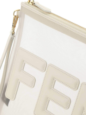 Fendi Mesh Large Flat Pouch