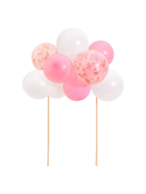 Pink Balloon Cake Topper Kit