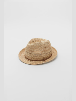 Straw Hat With Band