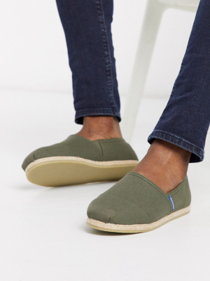 Jack & Jones Espadrilles In Olive