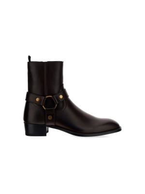 Saint Laurent Wyatt Harness Boots