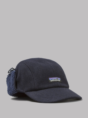 Patagonia Recycled Wool Ear Flap Cap (classic Navy)