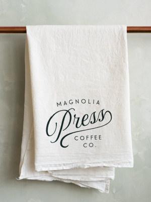 Magnolia Press Script Tea Towel