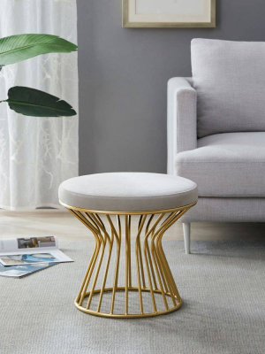 Eluxury Modern Round Ottoman