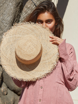 Aruba Fray Straw Boater