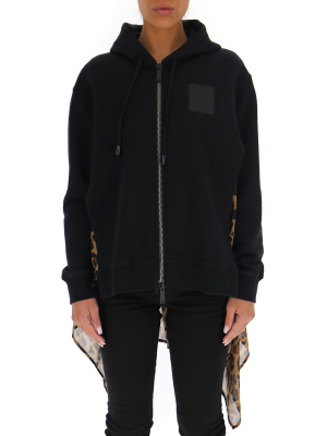 Dsquared2 Animal Print Drawstring Hoodie