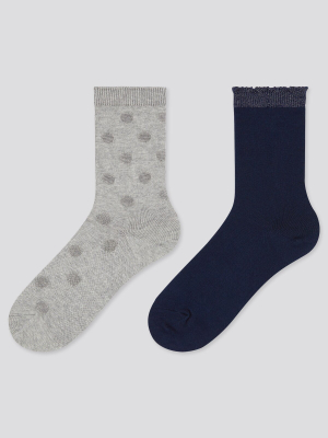 Girls Regular Socks (2 Pairs) (online Exclusive)