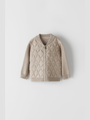 Padded Knit Jacket