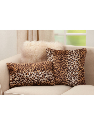 Guépard Throw Pillow Collection - Saro Lifestyle