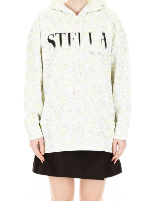 Stella Mccartney Logo Floral Hoodie