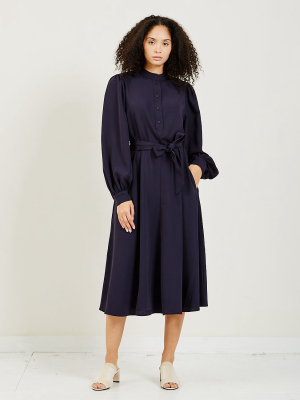 Mayleen Sleek Twill Dress