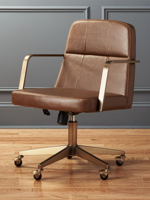 Draper Faux Leather Office Chair