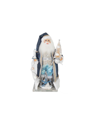 Kurt Adler 18" Kringle Klaus Nautical Santa With Tree