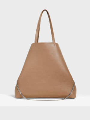Simple Tote In Leather