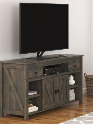 Brookside Tv Stand For Tvs Up To 60" Wide Weathered Oak - Room & Joy