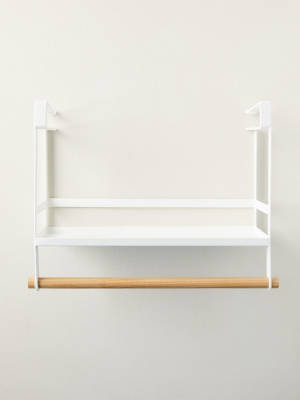 Steel + Wood Under Shelf Storage