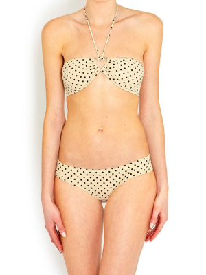 Britt Cream Polka Dot Bikini