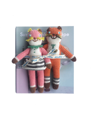 Book & Socks/suzette Rattle Gift Set