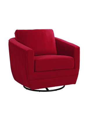 Karla Dubois Gogh Accent Chair - Candy Apple