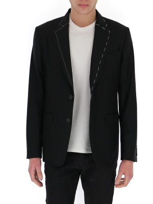 Givenchy Contrast Stiching Slim Fit Jacket