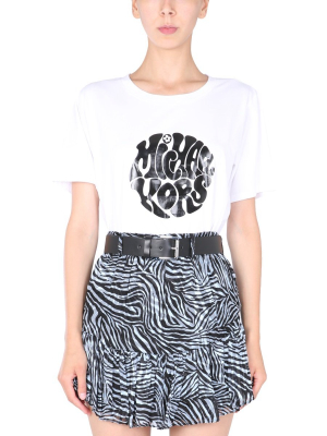 Michael Michael Kors Graphic Logo Printed T-shirt