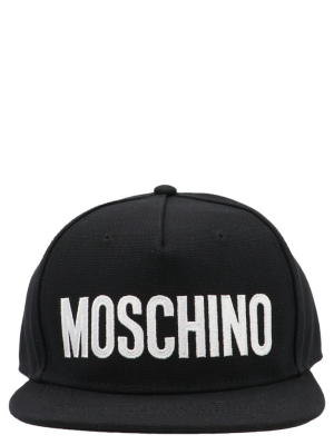 Moschino Logo Embroidered Baseball Cap