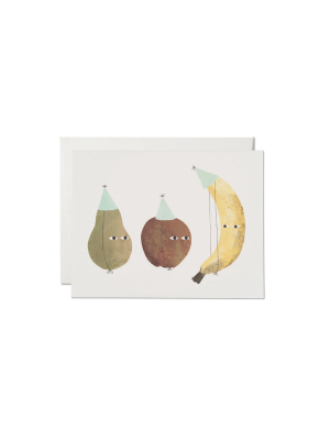 Fruit Party Hats Celebration Card - Rc