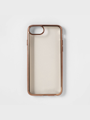 Heyday™ Apple Iphone Clear Case With Bumper Frame - Gold