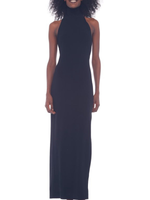 Halter Turtle Slit Gown