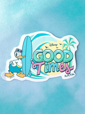 Disney Donald Duck Good Times Sticker