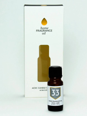 No. 33 Vetiver Cedar Home Fragrance Diffuser Oil